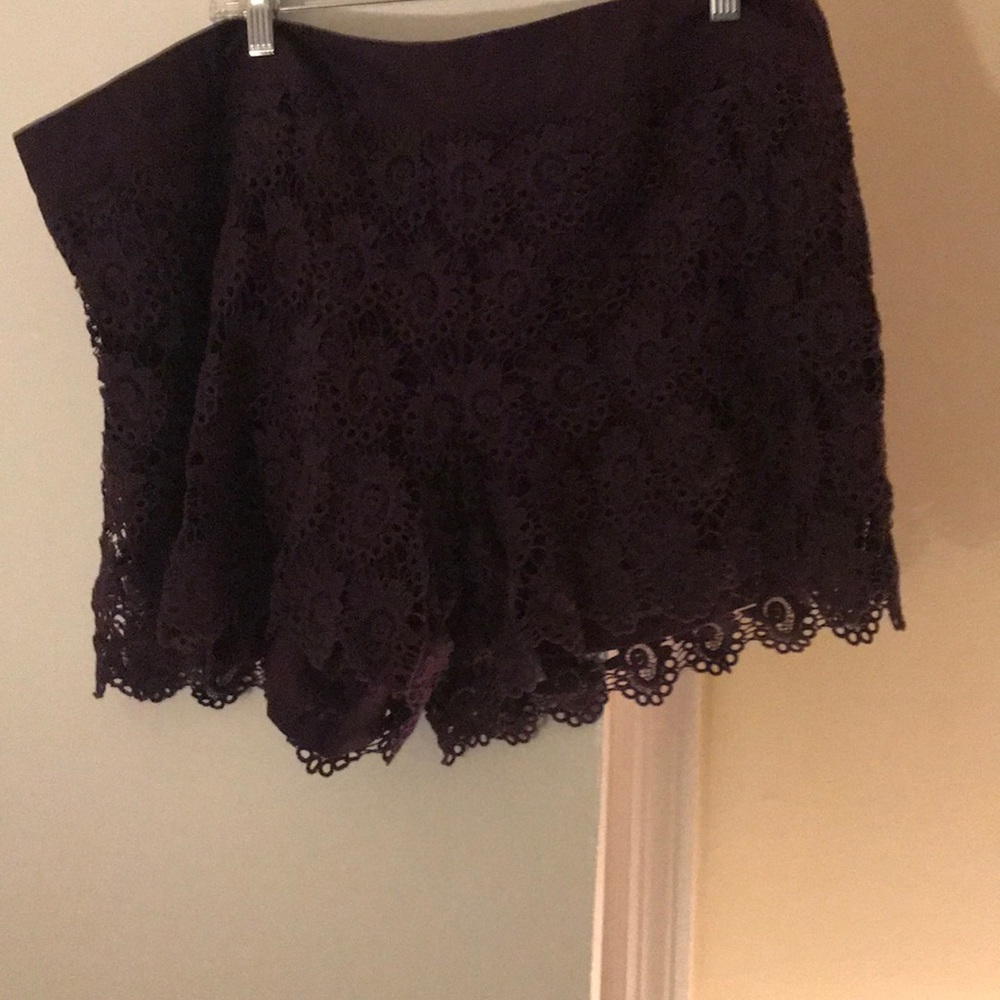 Lace shorts